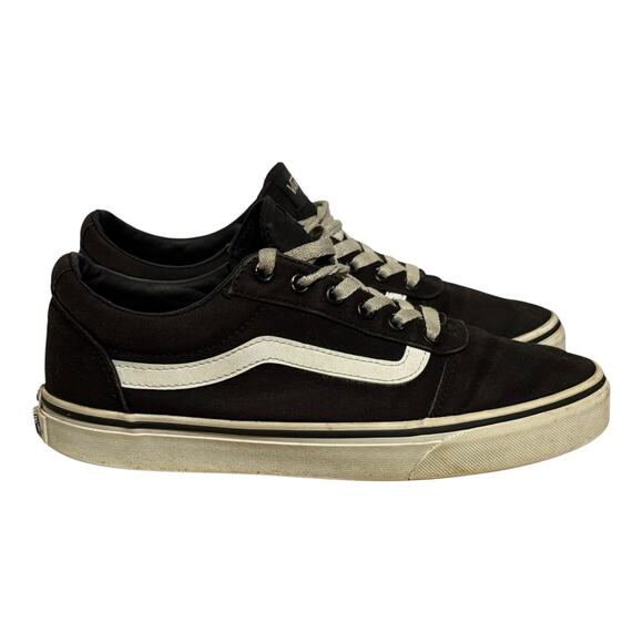 Vans Shoes - Vans Old Skool Black Canvas Low Top Sneakers Women's Size 9 Skate Classic Stripe